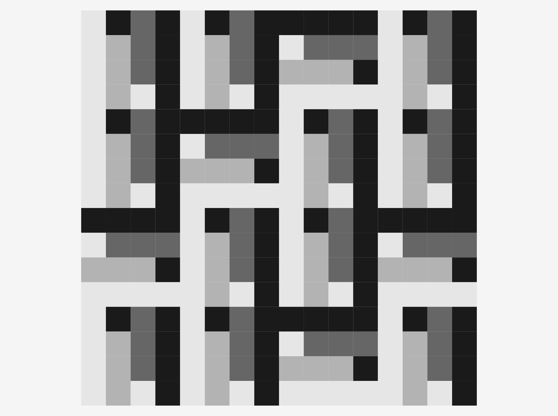 A 4x4 version of the pattern